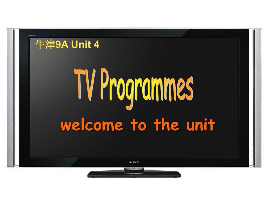 9A Unit 4 TV Programmes Welcome to the unit（共56张PPT）_第1页