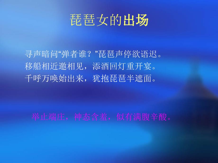 高中语文北京版必修1：《琵琶行》课件2_第4页