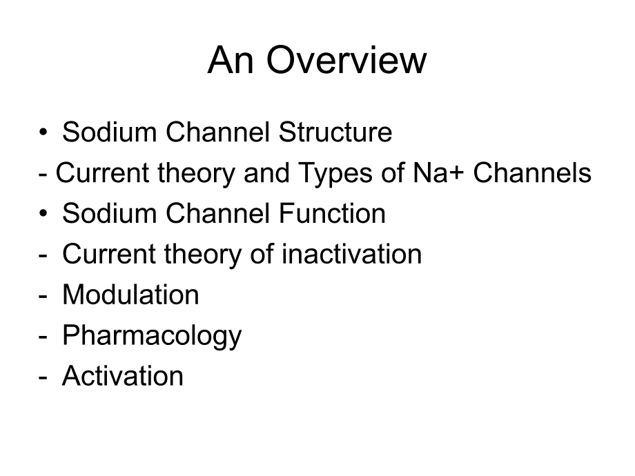 SodiumIonChannel：钠离子通道.ppt_第2页