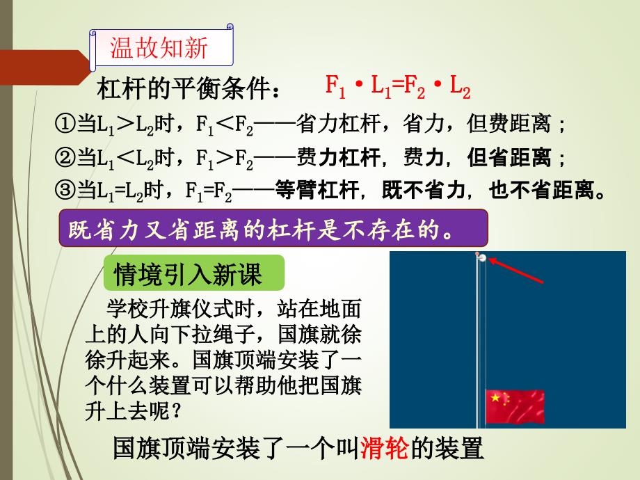 沪粤版八年级物理下册66探究滑轮的作用课件_第2页