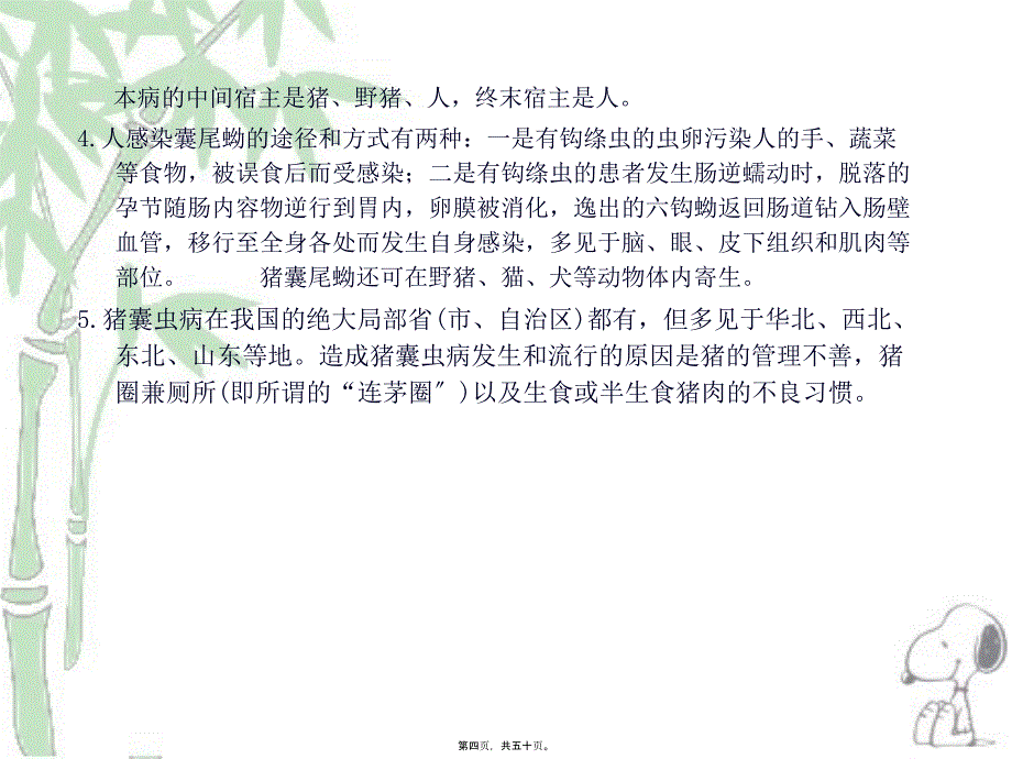 2022医学课件人畜共患寄生虫病的检疫_第4页