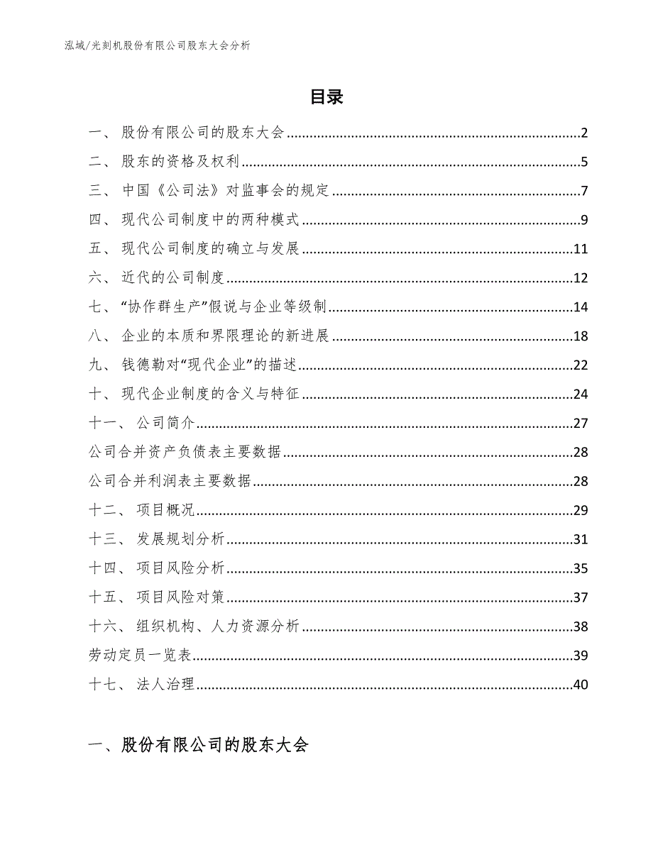 光刻机股份有限公司股东大会分析（参考）_第2页