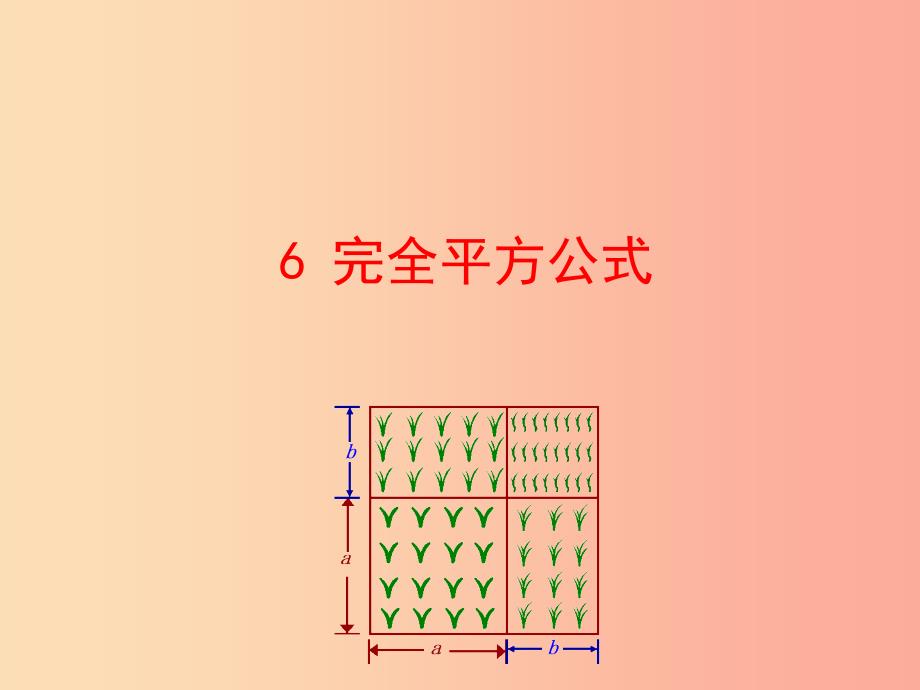 2019版七年级数学下册第一章整式的乘除6完全平方公式教学课件（新版）北师大版.ppt_第1页