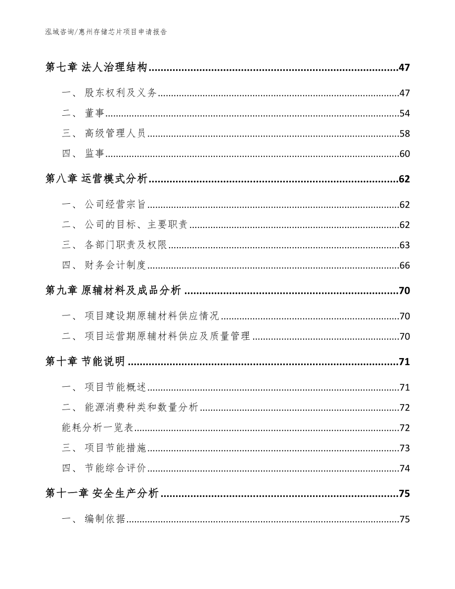 惠州存储芯片项目申请报告_第4页