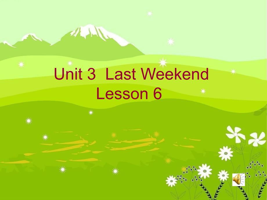 新课标PEP小学英语六年级下册Unit 3 Lesson 6课件_第1页