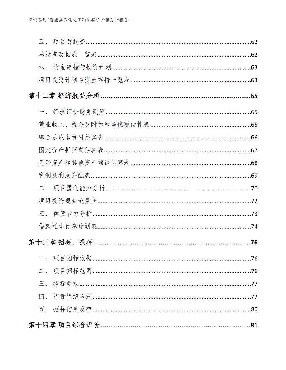 霞浦县石化化工项目投资价值分析报告_第4页