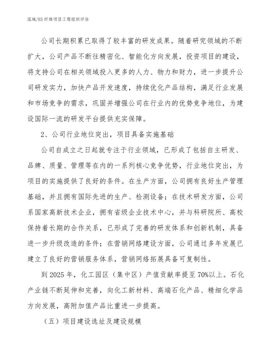 ES纤维项目工程组织评估_第4页