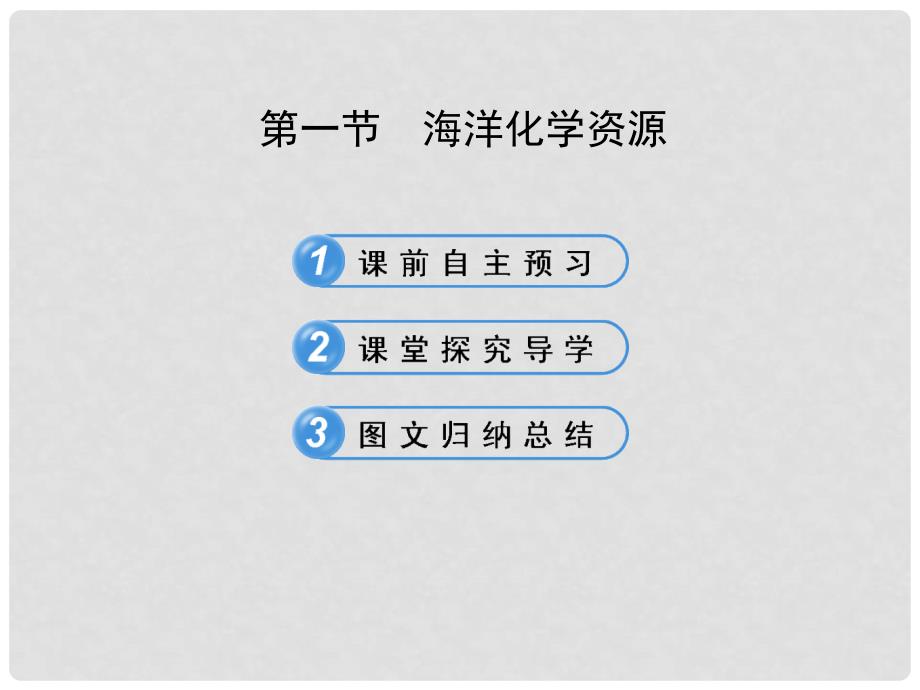 九年级化学下册 8.1 海洋化学下册资源课件 （新版）鲁教版_第1页