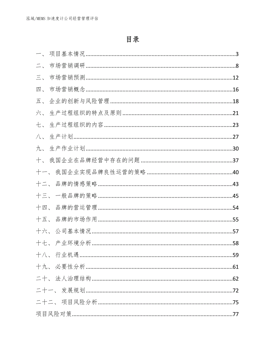 MEMS加速度计公司经营管理评估（参考）_第2页