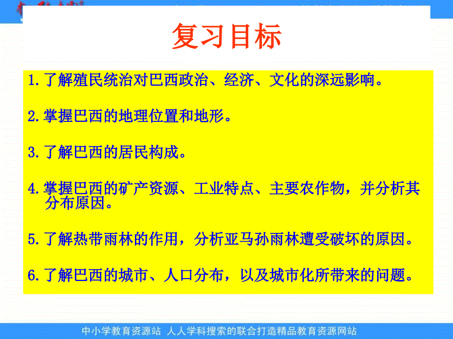 人教版地理七下巴西复习课件_第2页