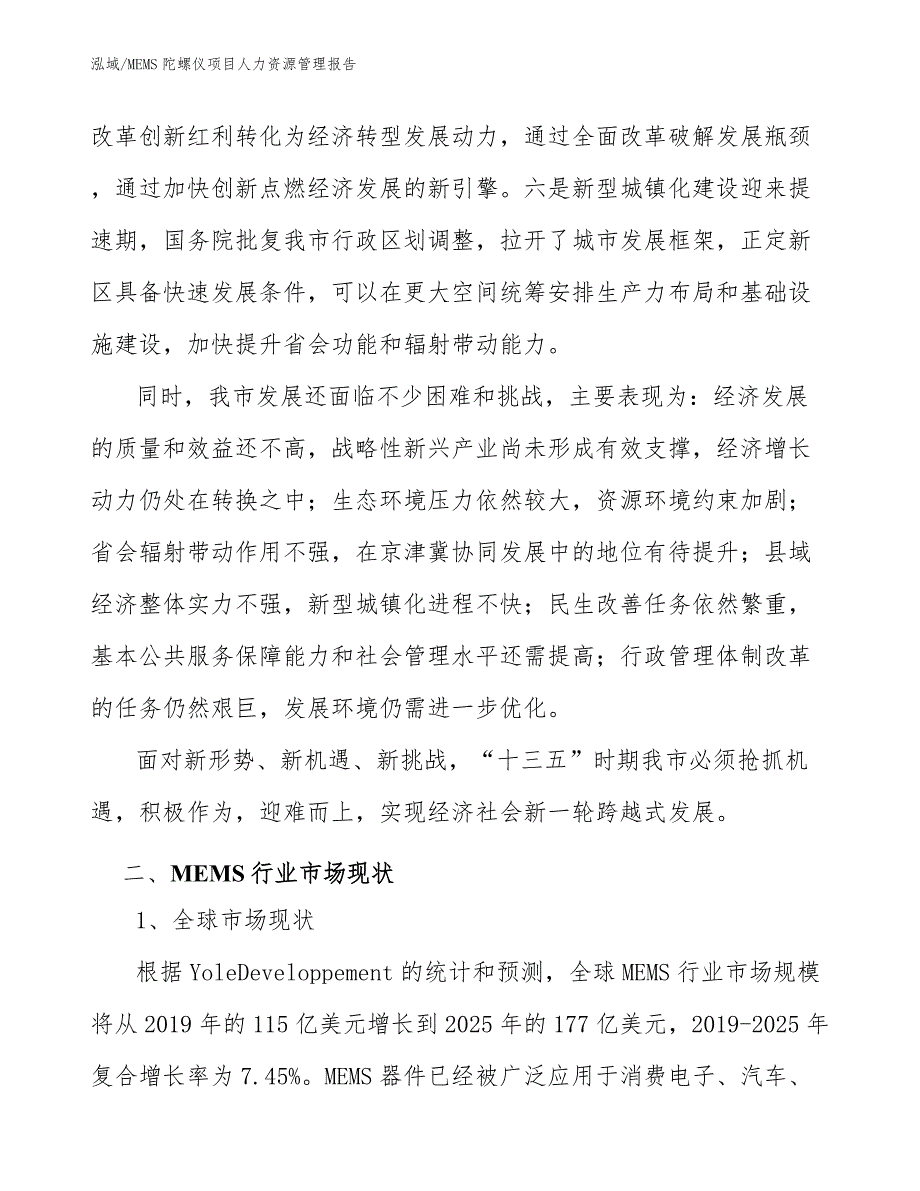 MEMS陀螺仪项目人力资源管理报告_参考_第4页