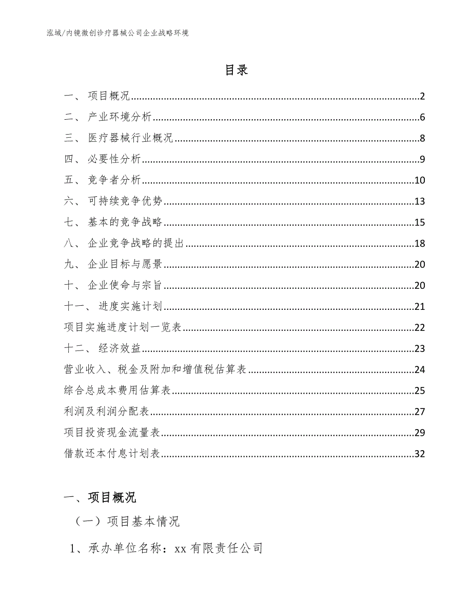 内镜微创诊疗器械公司企业战略环境（参考）_第2页