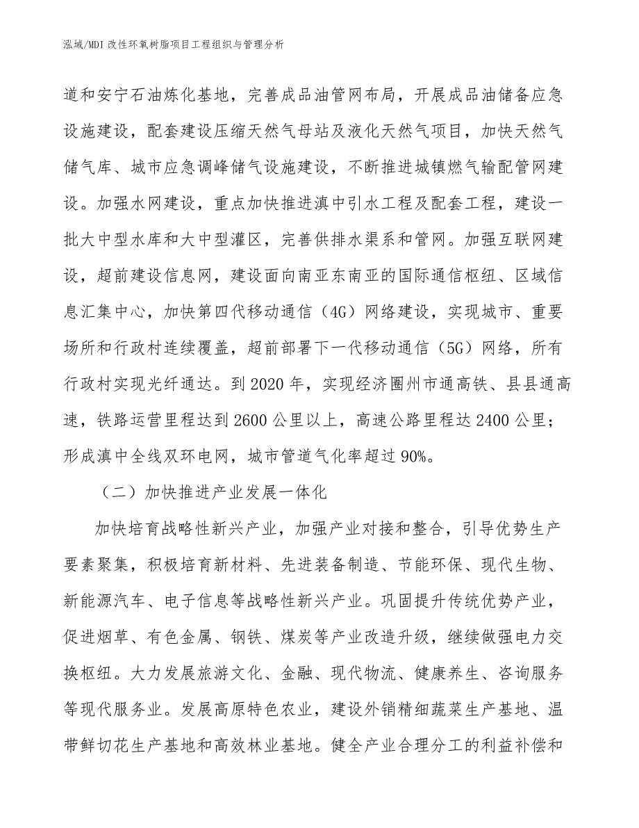 MDI改性环氧树脂项目工程组织与管理分析（范文）_第3页