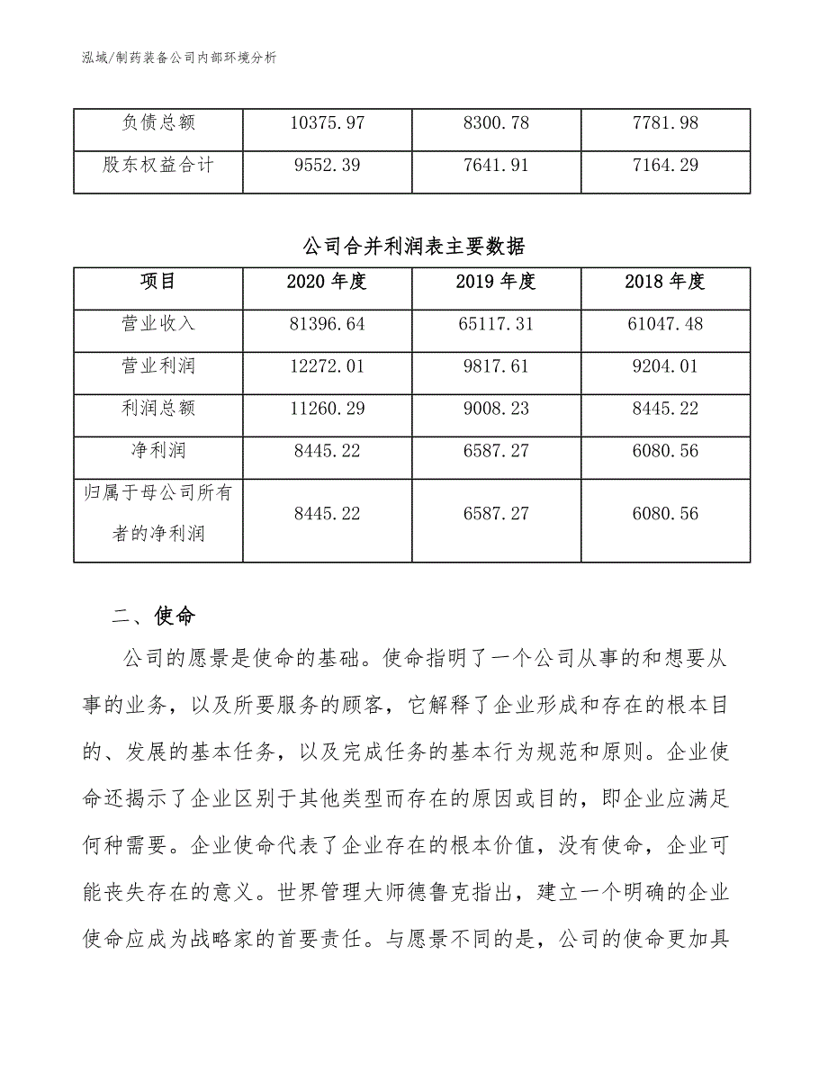 制药装备公司内部环境分析_第3页