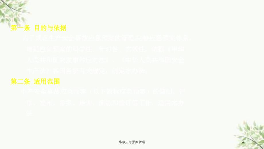 事故应急预案管理课件_第4页