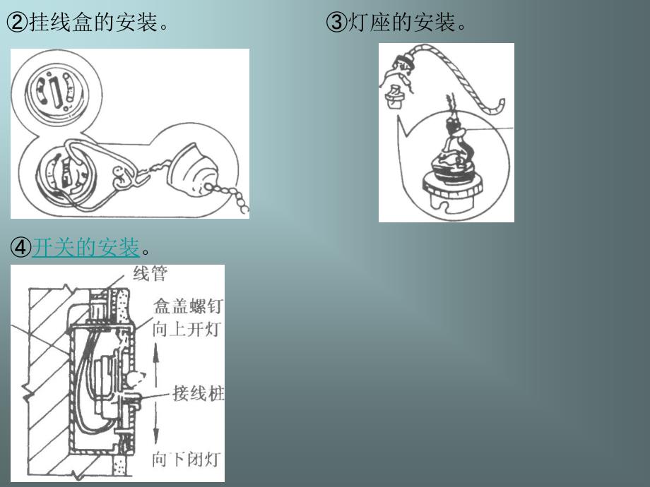 实训四灯具安装_第3页