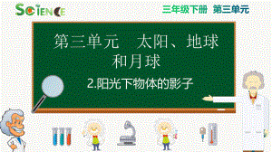 新教科版小学科学三年级下册《阳光下物体的影子》精品课件