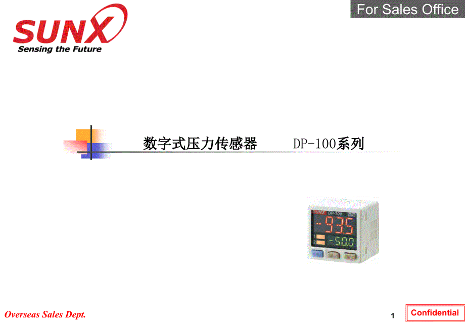 神视压力传感器DP-100培训资料_第1页