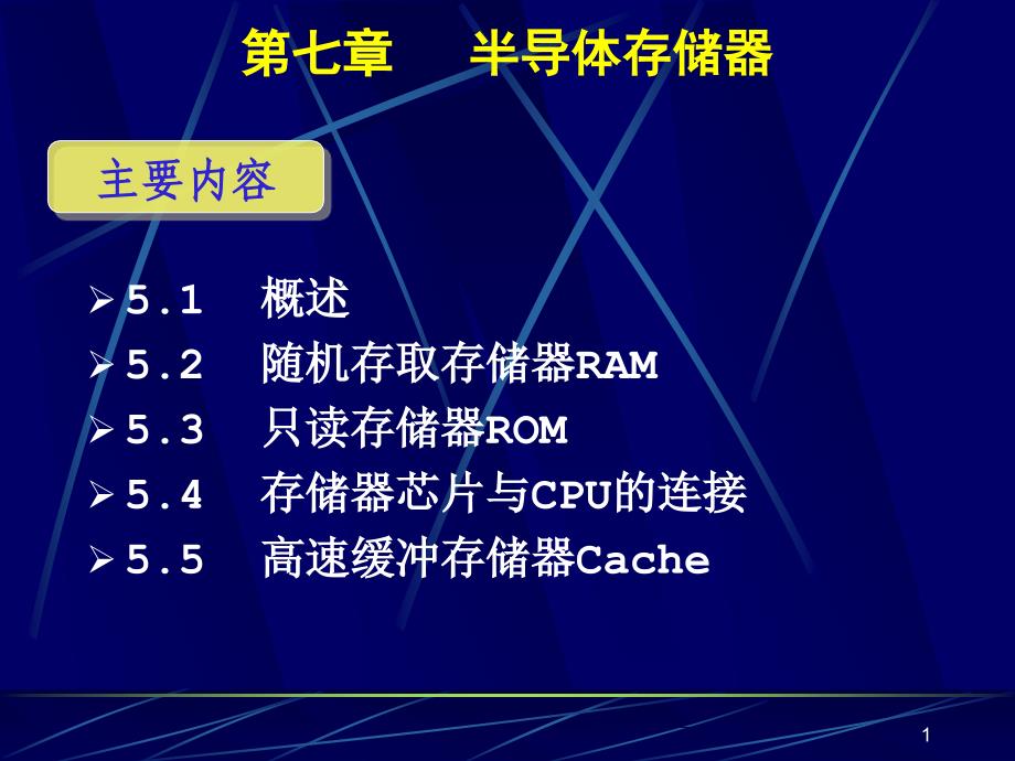 第七章半导体存储器_第1页