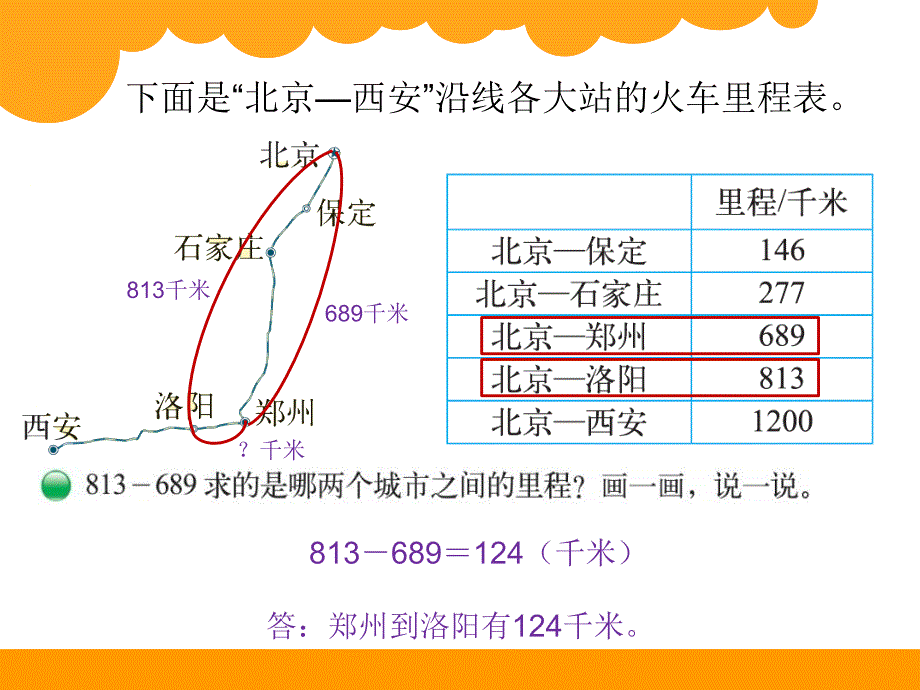 2014新北师大版小学数学三年级上册里程表(一)_第4页