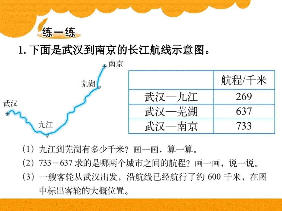 2014新北师大版小学数学三年级上册里程表(一)_第5页