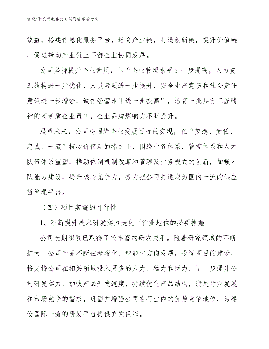 手机充电器公司消费者市场分析_第4页