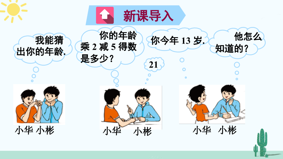 北师大版七年级数学上册ppt课件：第五章-一元一次方程_第2页