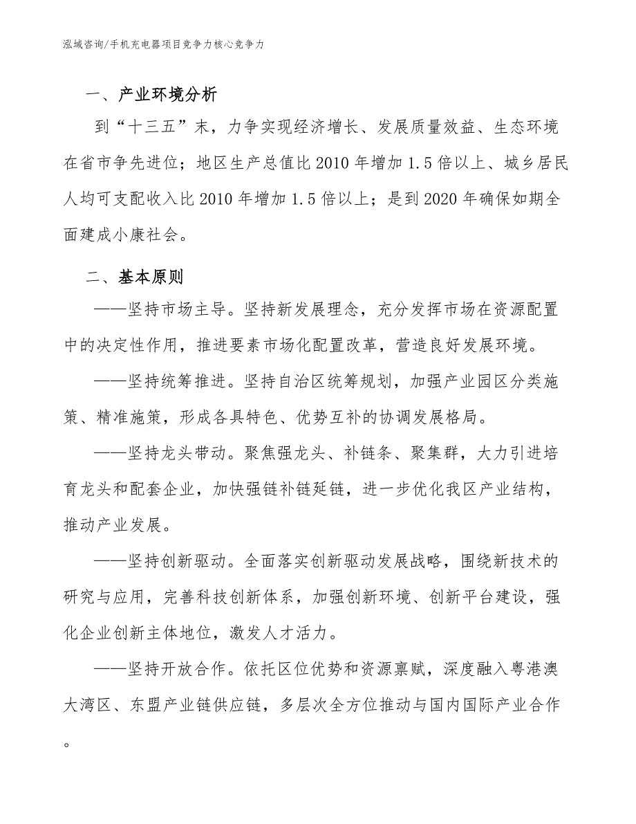 手机充电器项目竞争力核心竞争力_第2页