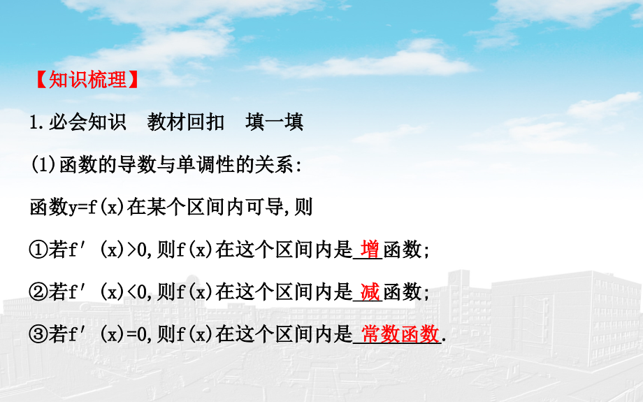 利用导数研究函数的单调性极值最值-课件_第2页