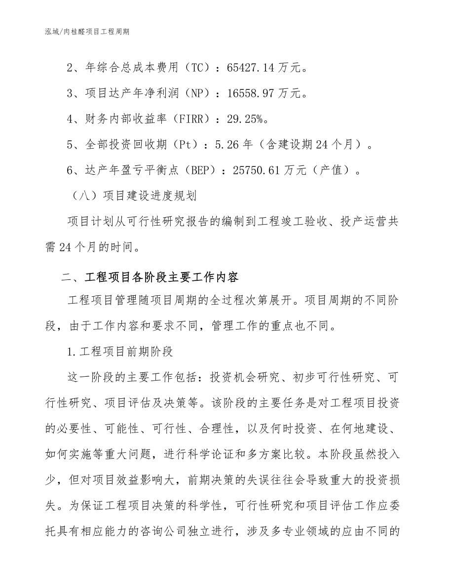 肉桂醛项目工程周期_第5页