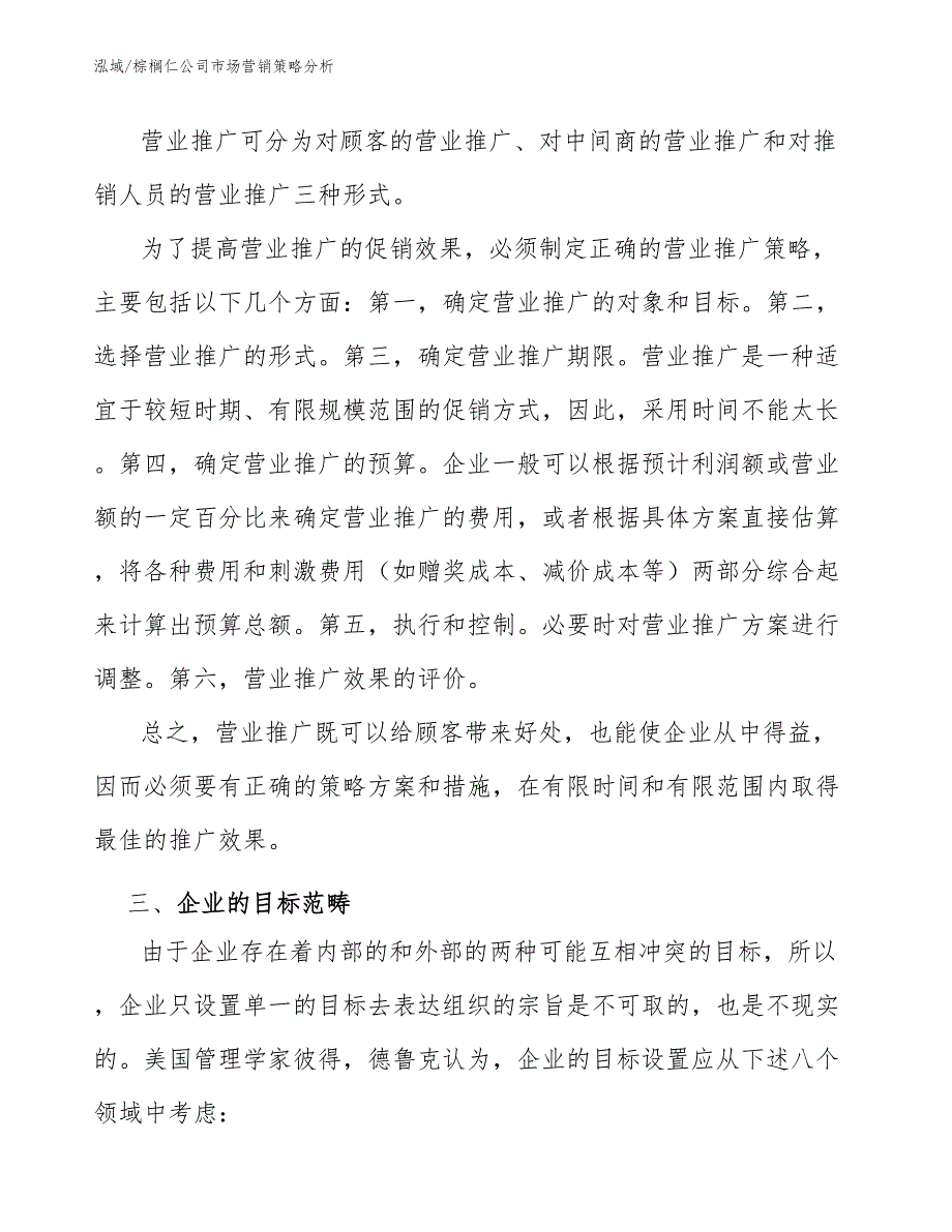 棕榈仁公司市场营销策略分析_第4页