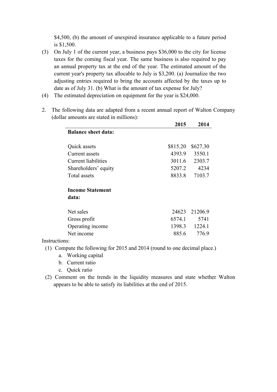 《会计专业英语》期末测试卷及答案2套_第4页