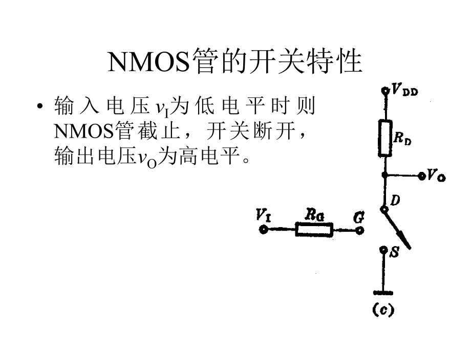 数字逻辑电路教程PPT第2章4MOS逻辑门_第4页