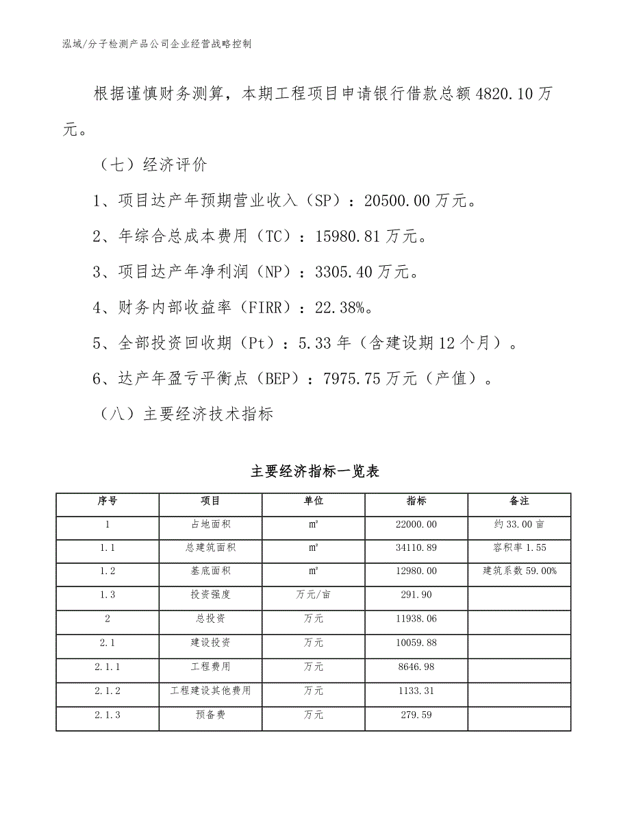 分子检测产品公司企业经营战略控制_参考_第3页