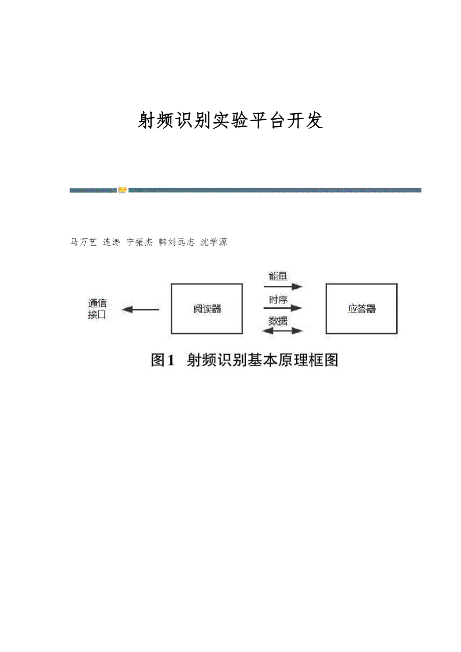 射频识别实验平台开发_第1页