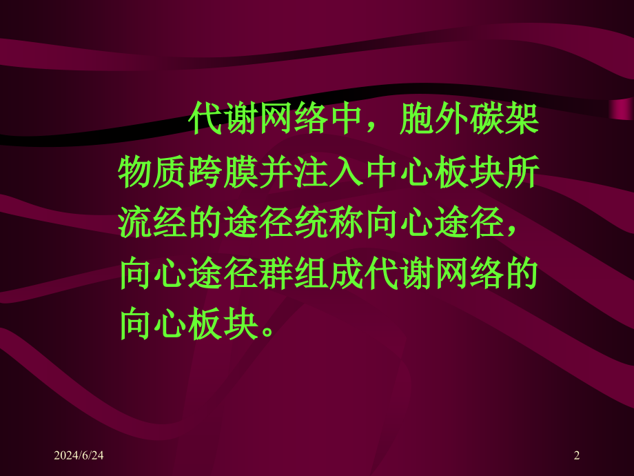 【教学课件】第二节微生物代谢网络的向心板块_第2页