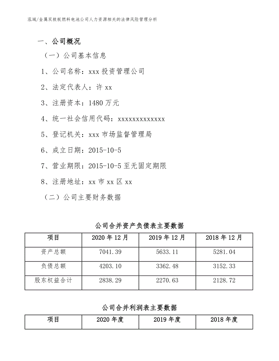 金属双极板燃料电池公司人力资源相关的法律风险管理分析_参考_第2页