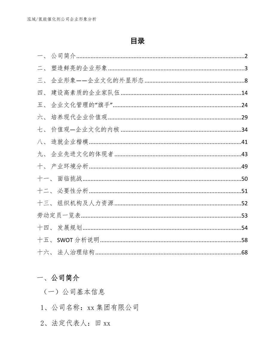 氢能催化剂公司企业形象分析_第2页