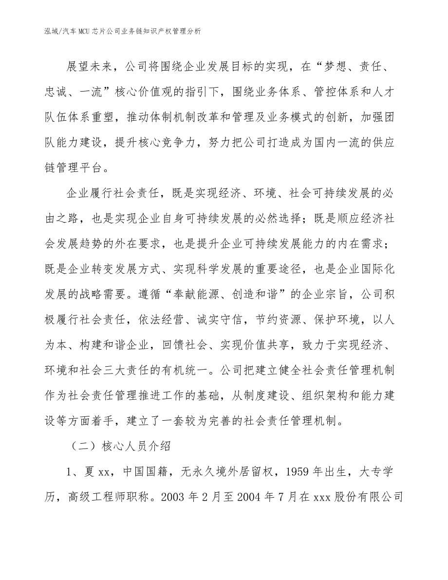 汽车MCU芯片公司业务链知识产权管理分析【参考】_第5页