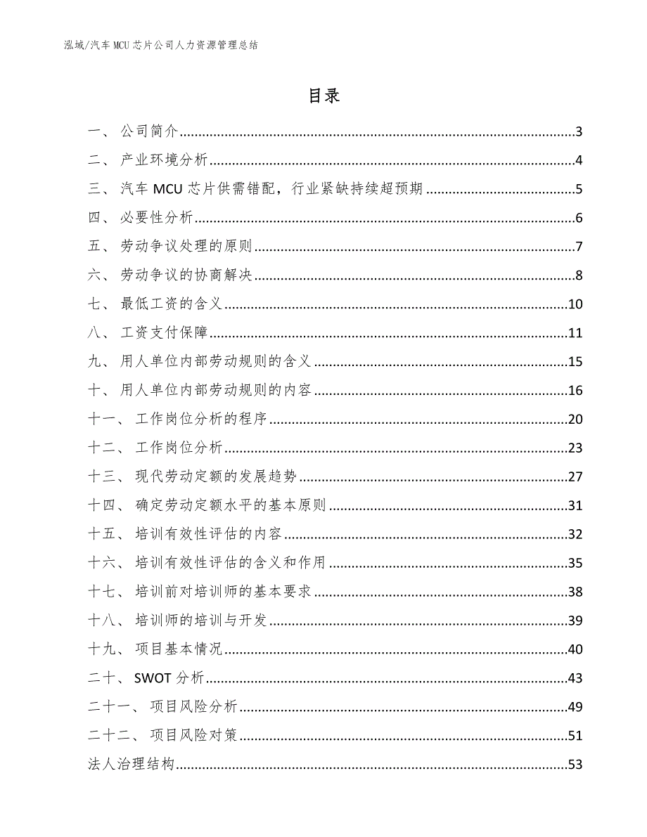 汽车MCU芯片公司人力资源管理总结_第2页