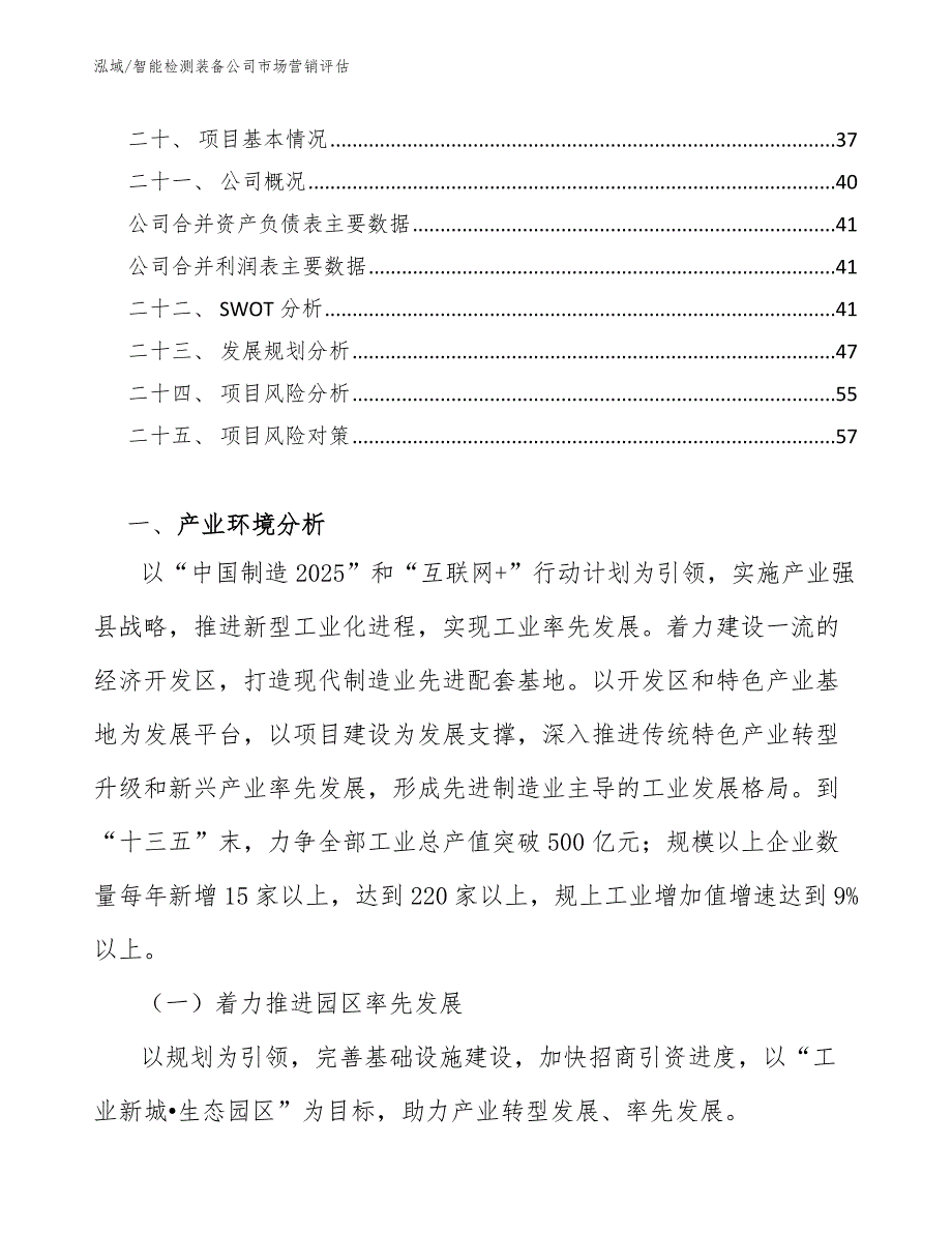 智能检测装备公司市场营销评估_第2页