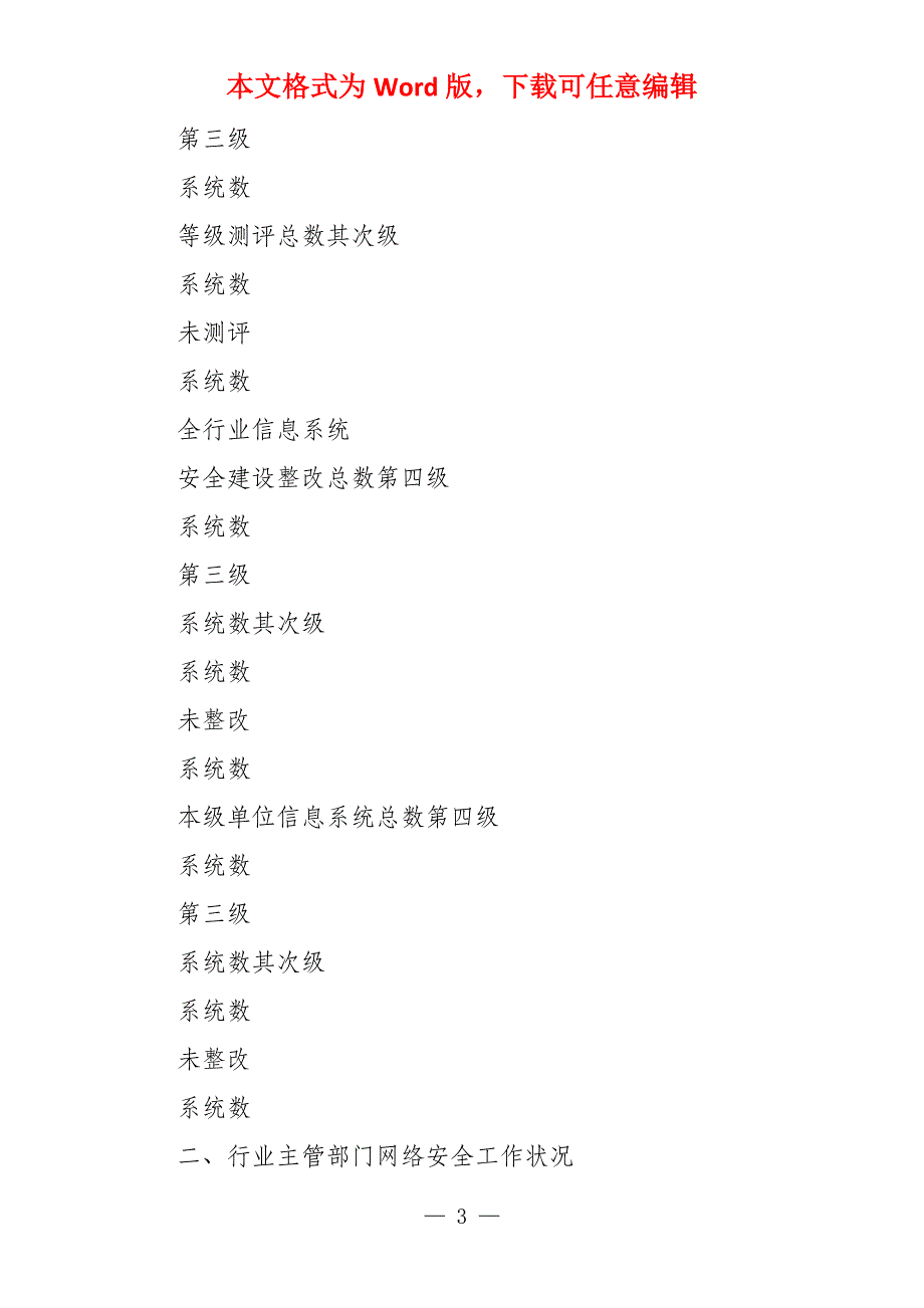 2022年度公安机关网络安全执法检查自查表_第3页