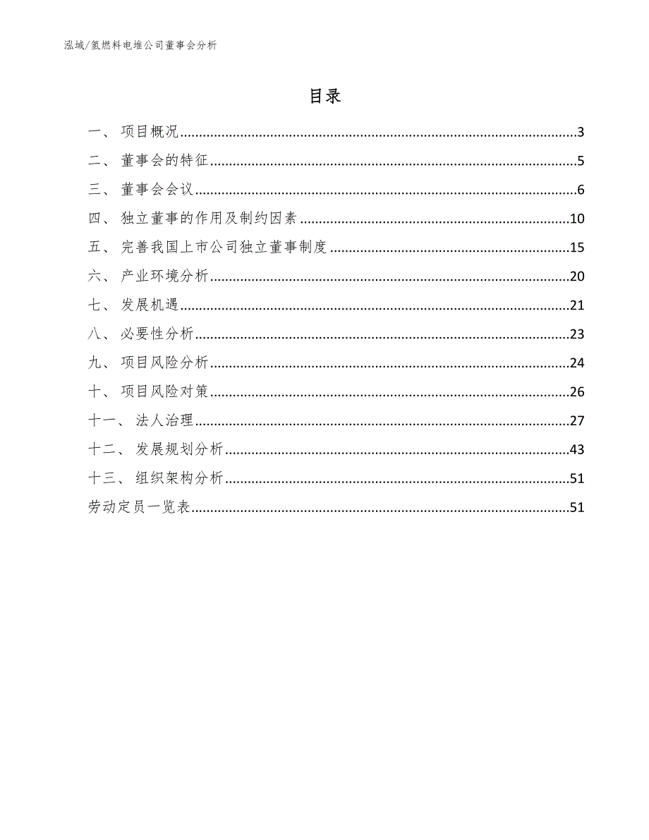 氢燃料电堆公司董事会分析【范文】_第2页