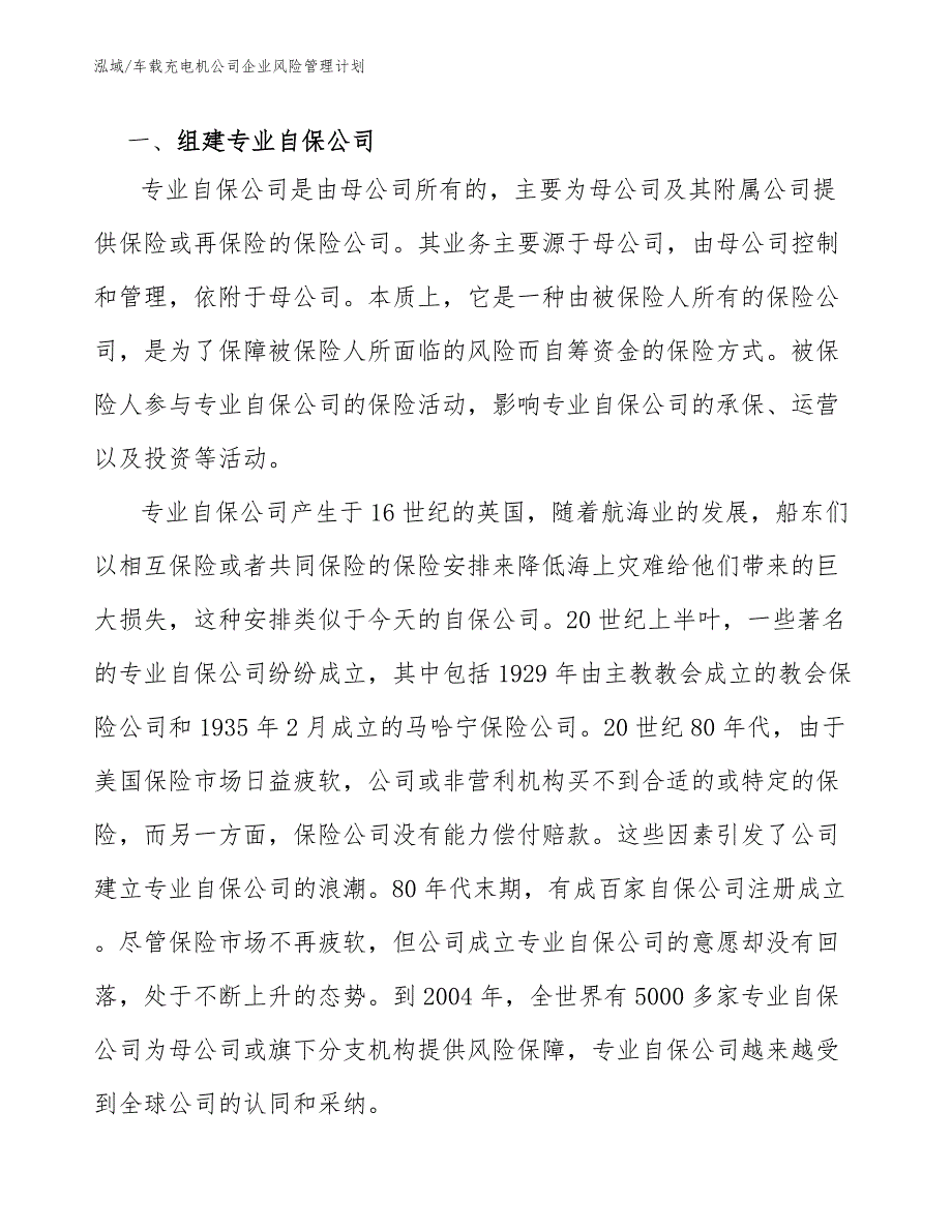 车载充电机公司企业风险管理计划_参考_第3页