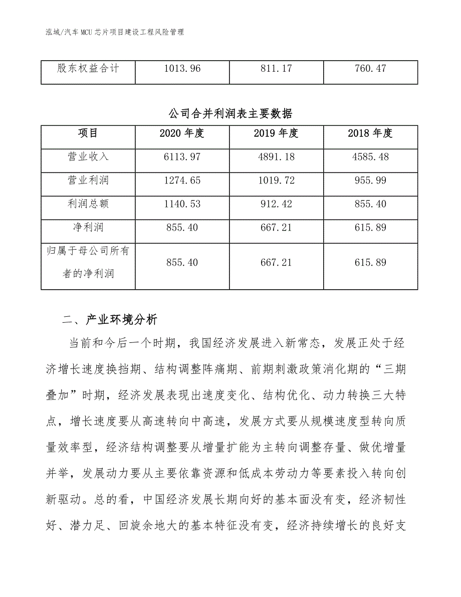 汽车MCU芯片项目建设工程风险管理（范文）_第4页