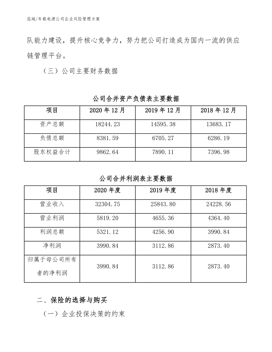 车载电源公司企业风险管理方案_第4页