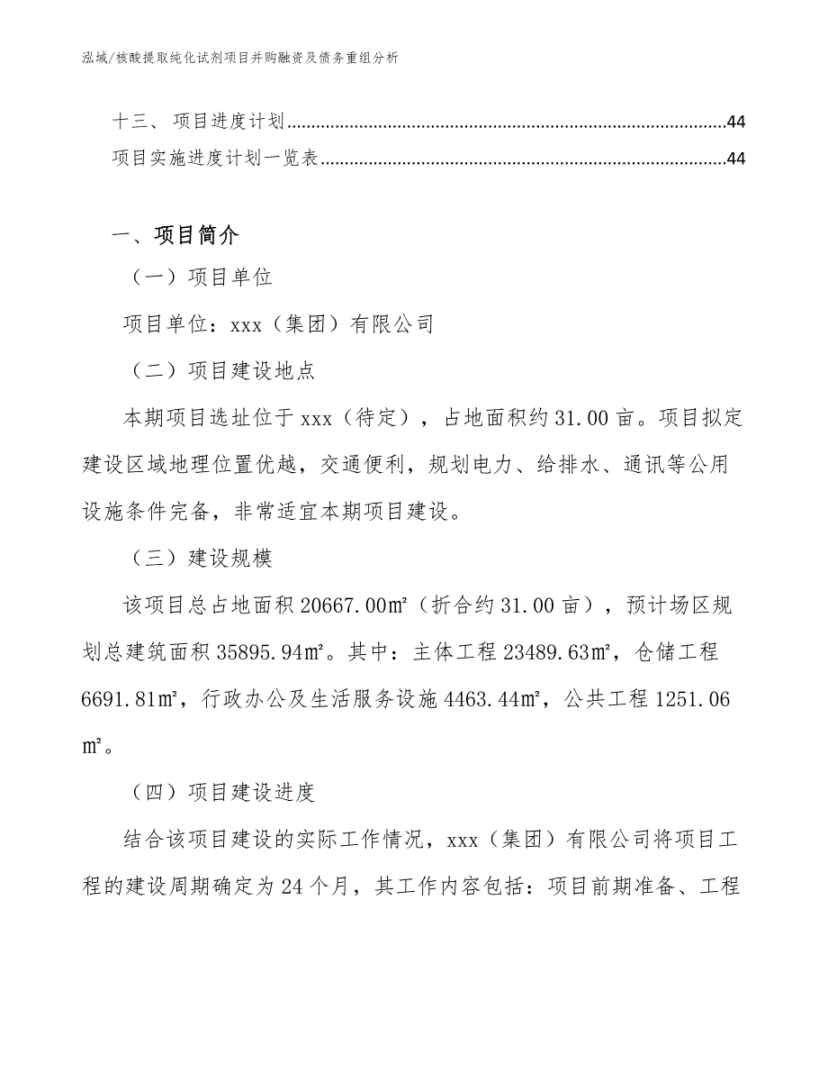 核酸提取纯化试剂项目并购融资及债务重组分析_第2页