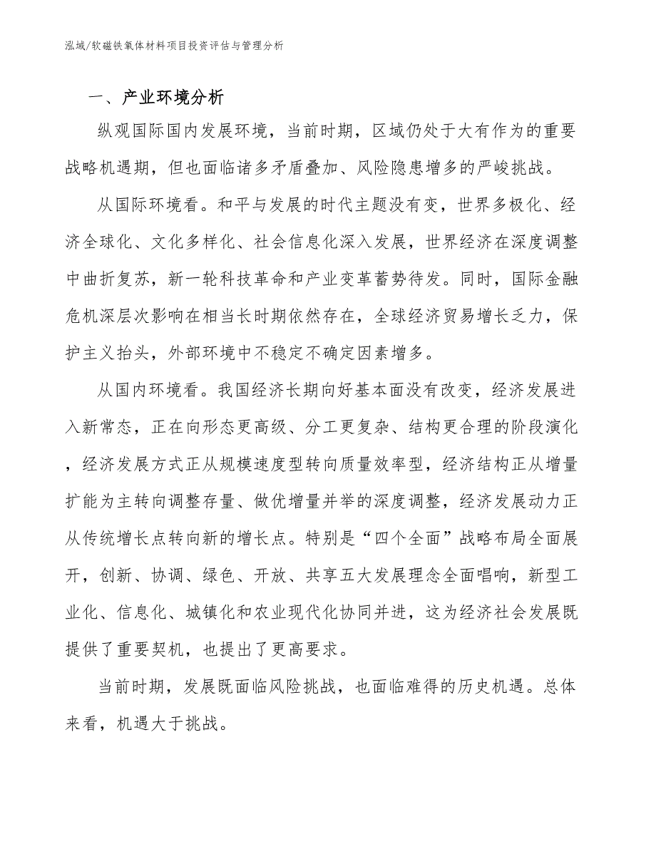 软磁铁氧体材料项目投资评估与管理分析（参考）_第3页