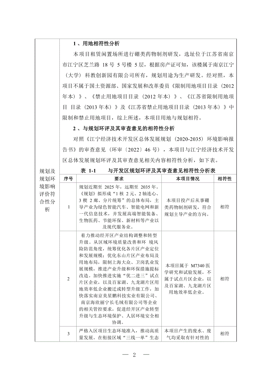 硼类药物制剂研发项目环境影响报告表_第3页