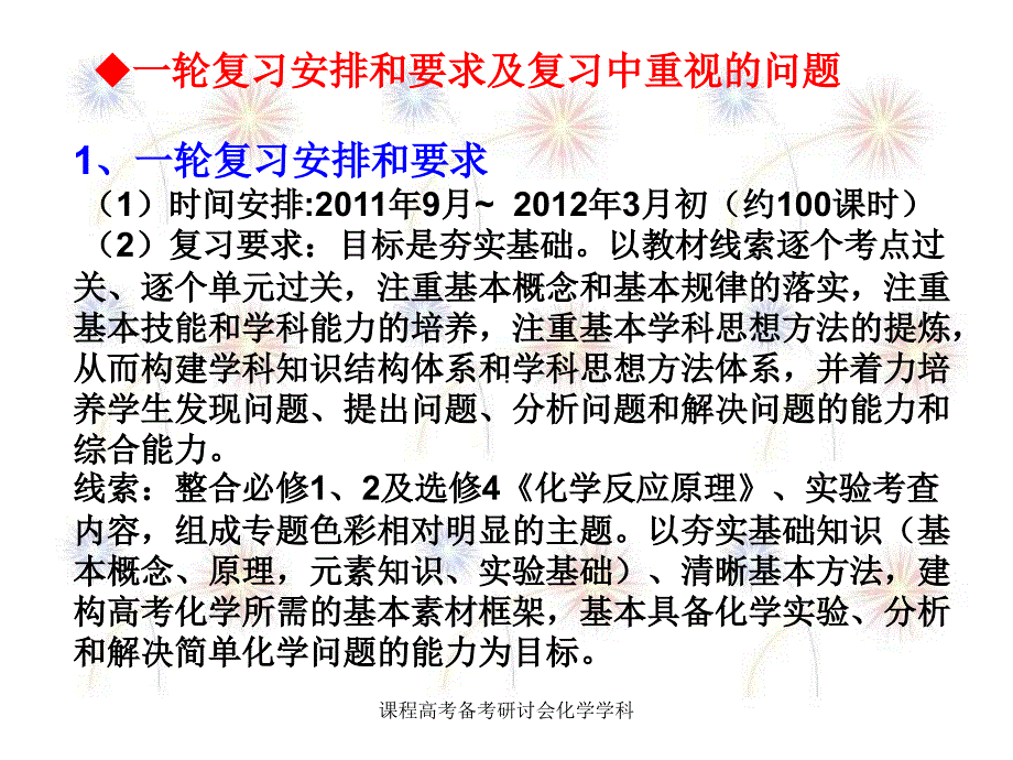 课程高考备考研讨会化学学科课件_第3页